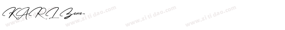 KARL Zone字体转换